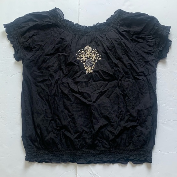 JOIE Sheer Top Black Size Small - Picture 4 of 9